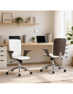 Sedie da Ufficio Girevoli 2 pz Similpelle 69 x 61 x 104 cm