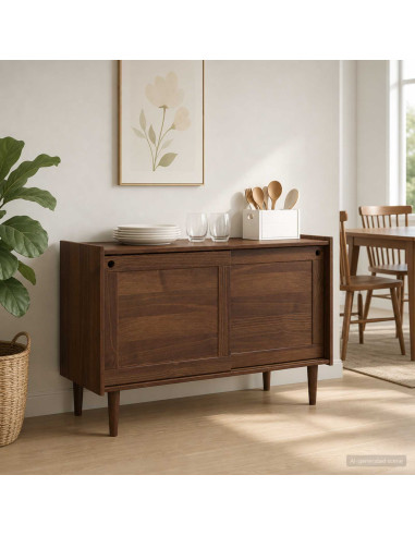 Credenza BILBAO Caramello scuro 114 x 45 x 75 cm