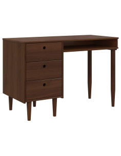 Scrivania BILBAO Caramello scuro 114 x 53 x 75 cm 2