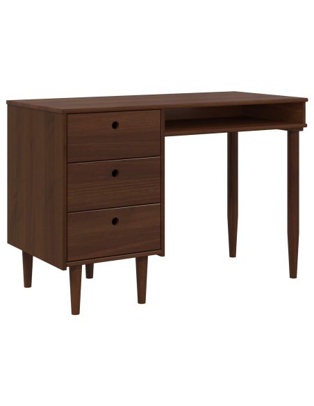 Scrivania BILBAO Caramello scuro 114 x 53 x 75 cm