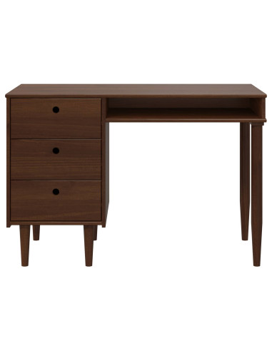 Scrivania BILBAO Caramello scuro 114 x 53 x 75 cm