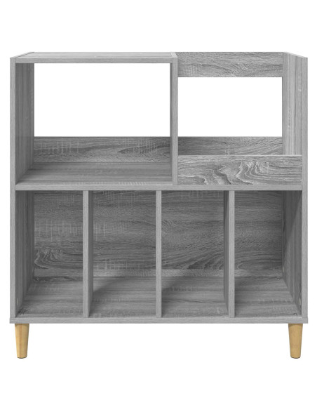 Supporto per giradischi Sonoma grigio 82 x 39,5 x 82,5 cm