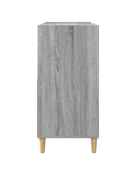 Supporto per giradischi Sonoma grigio 82 x 39,5 x 82,5 cm