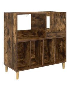 Supporto per giradischi Rovere Fumo 82 x 39,5 x 82,5 cm 2