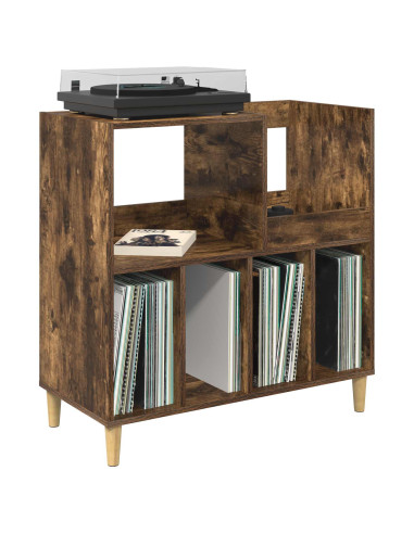 Supporto per giradischi Rovere Fumo 82 x 39,5 x 82,5 cm