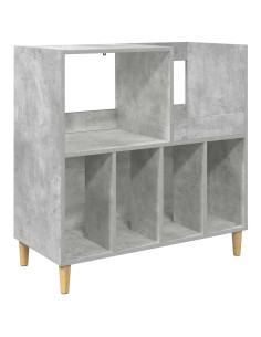 Supporto per giradischi Grigio Cemento 82 x 39,5 x 82,5 cm 2