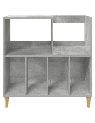 Supporto per giradischi Grigio Cemento 82 x 39,5 x 82,5 cm