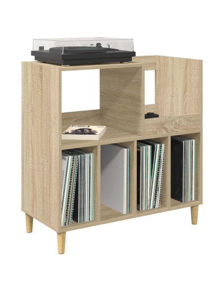 Supporto per giradischi Rovere Sonoma 82 x 39,5 x 82,5 cm