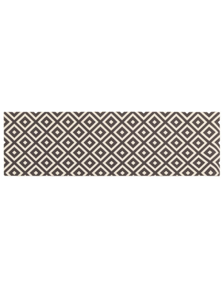 Tappeto da Cucina Rombi grigi e bianchi 300 x 60 cm