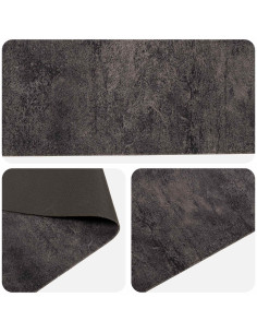 Tappeto da Cucina cemento nero 150 x 45 cm 100% Poliammide 2