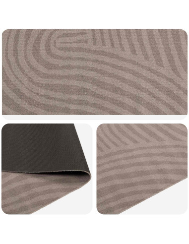 Tappeto da Cucina Scandinavo marrone 150 x 45 cm