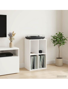 Mobile porta vinili Bianco 44,5 x 36,5 x 74,5 cm