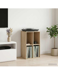 Mobile porta vinili Rovere Sonoma 44,5 x 36,5 x 74,5 cm