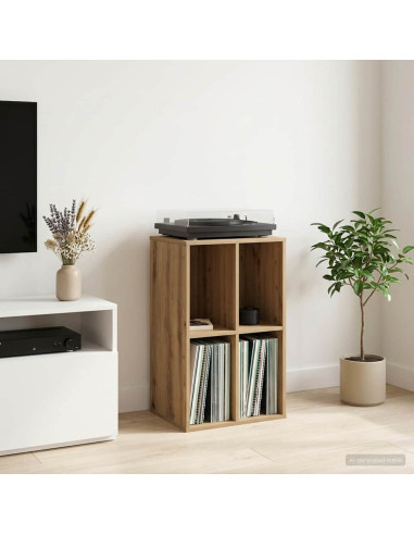 Mobile porta vinili Rovere Artigianale 44,5 x 36,5 x 74,5 cm