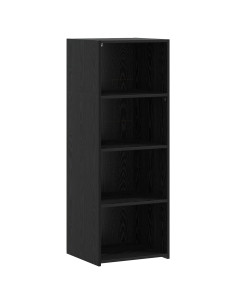 Credenza Rovere Nero 45 x 41 x 124 cm Legno ingegnerizzato 2