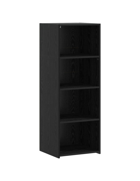 Credenza Rovere Nero 45 x 41 x 124 cm Legno ingegnerizzato