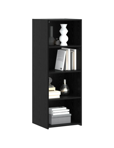 Credenza Rovere Nero 45 x 41 x 124 cm Legno ingegnerizzato