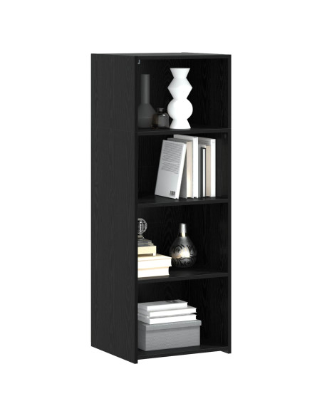 Credenza Rovere Nero 45 x 41 x 124 cm Legno ingegnerizzato