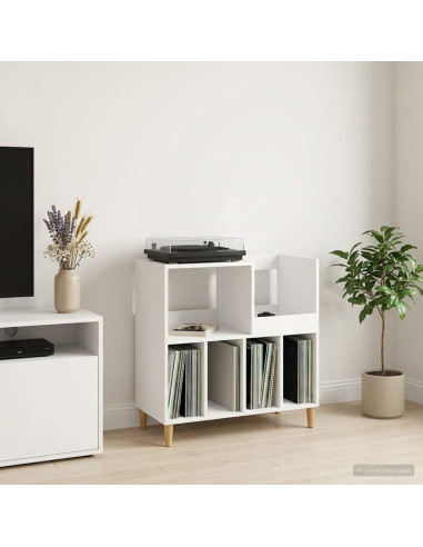 Supporto per giradischi Bianco 82 x 39,5 x 82,5 cm