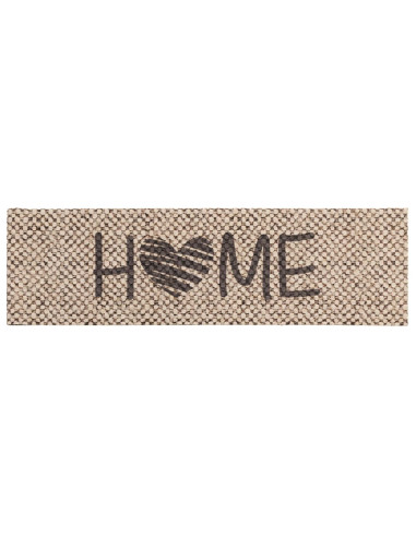 Tappeto da Cucina Beige Home 150 x 45 cm 100% Poliammide