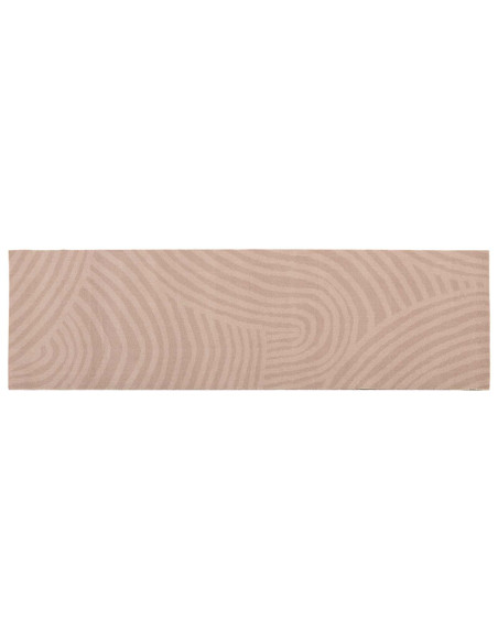 Tappeto da Cucina taupe scandinavo 300 x 60 cm 100% Poliammide