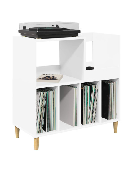 Supporto per giradischi Bianco 82 x 39,5 x 82,5 cm