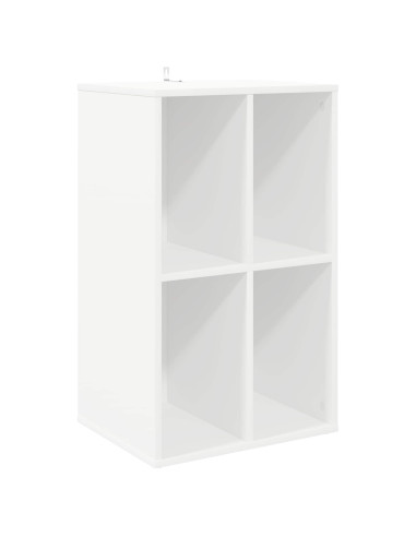 Mobile porta vinili Bianco 44,5 x 36,5 x 74,5 cm