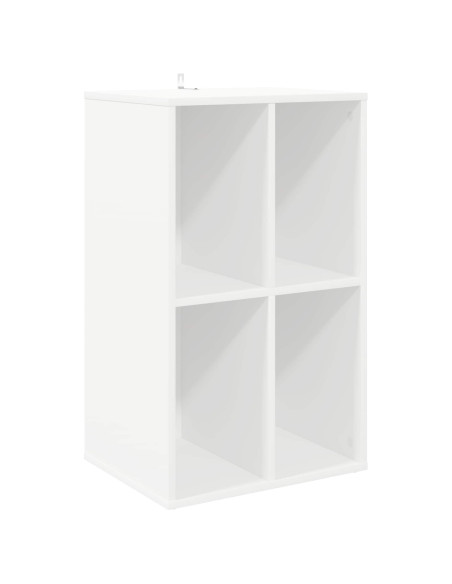 Mobile porta vinili Bianco 44,5 x 36,5 x 74,5 cm