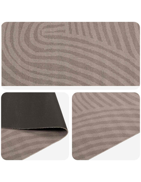 Tappeto da Cucina Scandinavo marrone 180 x 60 cm