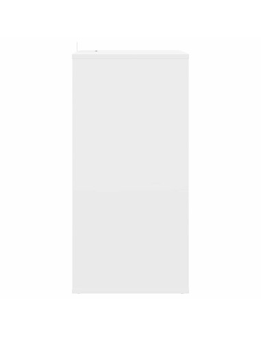 Mobile porta vinili Bianco 44,5 x 36,5 x 74,5 cm