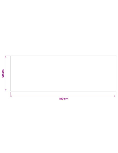 Tappeto da Cucina Scandinavo marrone 180 x 60 cm