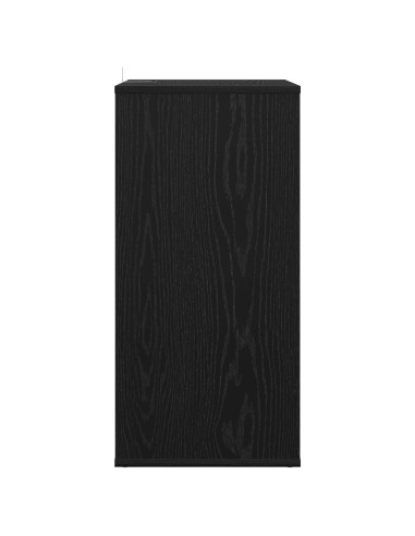 Mobile porta vinili Rovere Nero 44,5 x 36,5 x 74,5 cm