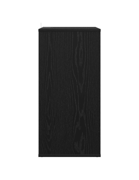 Mobile porta vinili Rovere Nero 44,5 x 36,5 x 74,5 cm