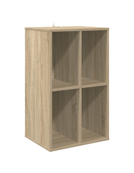 Mobile porta vinili Rovere Sonoma 44,5 x 36,5 x 74,5 cm