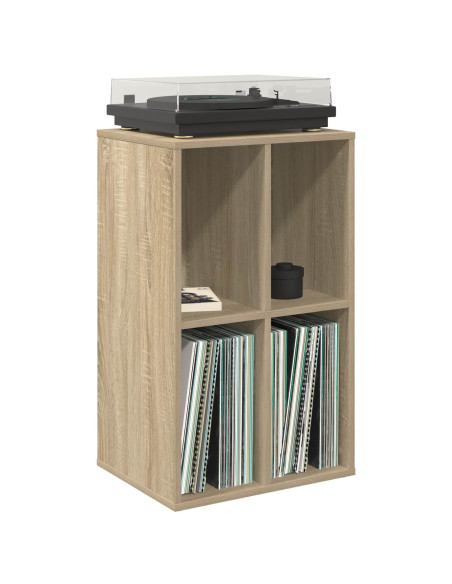Mobile porta vinili Rovere Sonoma 44,5 x 36,5 x 74,5 cm