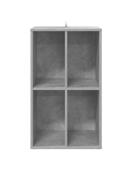 Mobile porta vinili Grigio Cemento 44,5 x 36,5 x 74,5 cm