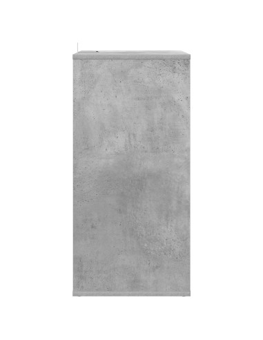Mobile porta vinili Grigio Cemento 44,5 x 36,5 x 74,5 cm
