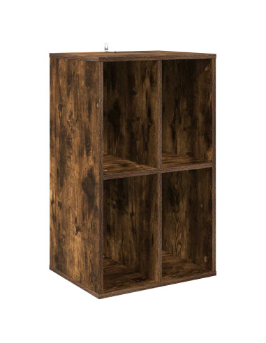 Mobile porta vinili Rovere Fumo 44,5 x 36,5 x 74,5 cm