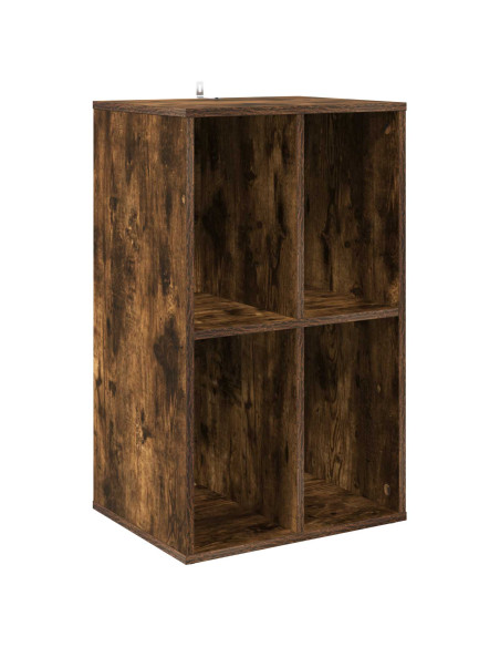 Mobile porta vinili Rovere Fumo 44,5 x 36,5 x 74,5 cm