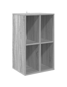 Mobile porta vinili Sonoma grigio 44,5 x 36,5 x 74,5 cm 2
