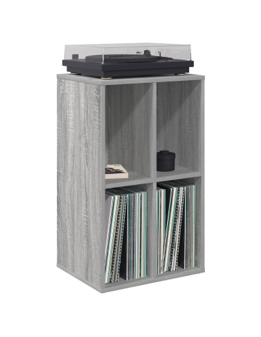 Mobile porta vinili Sonoma grigio 44,5 x 36,5 x 74,5 cm