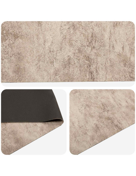 Tappeto da Cucina Cemento beige 300 x 60 cm 100% Poliammide