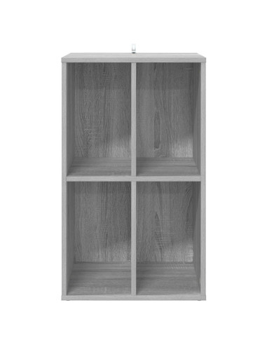 Mobile porta vinili Sonoma grigio 44,5 x 36,5 x 74,5 cm