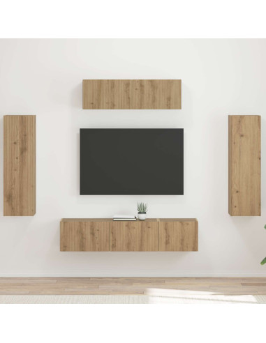 Mobile TV 5 pz Rovere artigianale