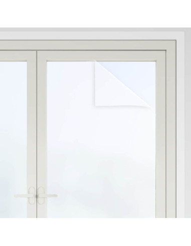 Pellicola statica per finestre Bianco Frosted 45 x 2000 cm PVC