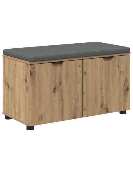 Panca per scarpe con cuscino Rovere Artigianale 80 x 38 x 46 cm