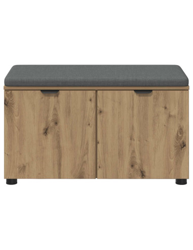 Panca per scarpe con cuscino Rovere Artigianale 80 x 38 x 46 cm