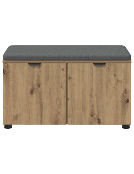 Panca per scarpe con cuscino Rovere Artigianale 80 x 38 x 46 cm