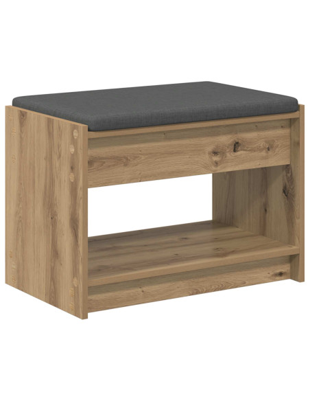 Panca per scarpe con cuscino Rovere Artigianale 63 x 38 x 45 cm