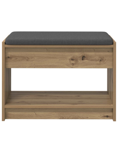 Panca per scarpe con cuscino Rovere Artigianale 63 x 38 x 45 cm